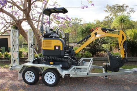 mini excavator trailer gumtree|mini excavator package deals.